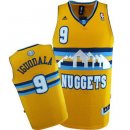 Camisetas NBA de Andre Iguodala Denvor Nuggets Rev30 Amarillo