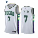 Camisetas NBA Nike Milwaukee Bucks NO.7 Grayson Allen 75th Diamante Blanco Ciudad 2021-22