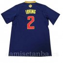 Camisetas NBA de Manga Corta Kyrie Irving Cleveland Cavaliers Azul