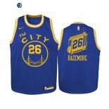 Camisetas de NBA Ninos Golden State Warriors Kent Bazemore Azul Hardwood Classics 2020-21