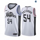 Camisetas NBA de Patrick Patterson Los Angeles Clippers Nike Blanco Ciudad 19/20