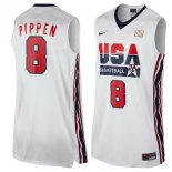 Camisetas NBA de Pippen USA 1992 Blanco