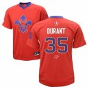 Camisetas NBA de Kevin Durant All Star 2014 Rojo
