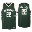 Camisetas de NBA Ninos Milwaukee Bucks Khris Middleton Verde Icon 2018