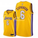 Camisetas NBA de Lance Stephenson Los Angeles Lakers Amarillo Icon 2018