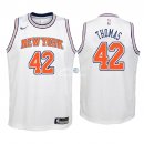 Camisetas de NBA Ninos New York Knicks Lance Thomas Blanco Statement 2018