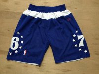 Pantalon NBA de Retro Philadelphia 76ers Azul