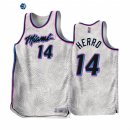 Camisetas NBA Earned Edition Miami Heat NO.14 Tyler Herro Blanco 2022-23