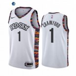 Camiseta NBA de Jamal Crawford Brooklyn Nets Blanco Ciudad 2020-21