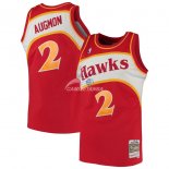 Camisetas NBA Atlanta Hawks Stacey Augmon Rojo Hardwood Classics 1991-92