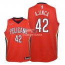 Camisetas de NBA Ninos New Orleans Pelicans Alexis Ajinca Rojo Statement 2018