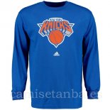 Camisetas NBA Manga Larga New York Knicks Azul