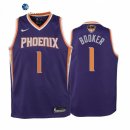 Camisetas NBA Ninos Phoenix Suns Devin Booker Purpura Icon 2021