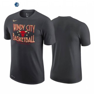 T-Shirt NBA Chicago Bulls Story Gris Ciudad 2020-21