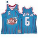 Camisetas NBA Huston Rockets Kenyon Martin Jr. Azul Throwback 2021