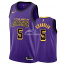 Camisetas NBA de Tyson Chandler Los Angeles Lakers Nike Púrpura Ciudad 18/19