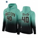 Sudaderas Con Capucha NBA Charlotte Hornets Cody Zeller Teal Ciudad 2020-21