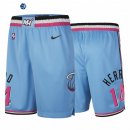 Pantalon NBA de Miami Heat Tyler Herro Nike Azul Ciudad