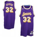 Camisetas NBA de Magic Johnson Los Angeles Lakers Púrpura