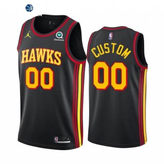 Camisetas NBA Atlanta Hawks Personalizada Negro Statement 2020-21