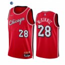Camisetas NBA Nike Chicago Bulls NO.28 Alfonzo McKinnie Rojo Ciudad 2021-22