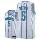 Camisetas NBA de Nicolas Batum Charlotte Hornets Retro Blanco 30 Aniversario 18/19