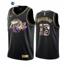 Camisetas NBA de Los Angeles Lakers Wilt Chamberlain Negro Diamante 2021-22