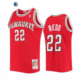 Camisetas NBA Milwaukee Bucks Michael Redd Rojo Hardwood Classics 2008-09