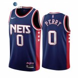 Camisetas NBA Brooklyn Nets Reggie Perry Marino Ciudad Throwback 2021-22