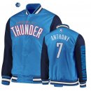 Chaqueta NBA Oklahoma City Thunder Carmelo Anthony Marino Azul 2020