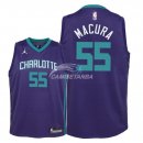 Camiseta NBA Ninos Charlotte Hornets J. P. Macura Púrpura Statement 2018