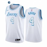 Camisetas NBA de Los Angeles Lakers Rajon Rondo Nike Blanco Ciudad 2021