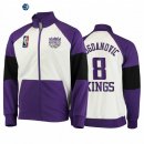 Chaqueta NBA Sacramento Kings Bogdan Bogdanovic Blanco Purpura 2020