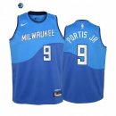 Camiseta NBA Ninos Milwaukee Bucks Bobby Portis Azul Ciudad 2020-21