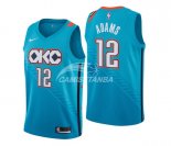 Camisetas de NBA Ninos Oklahoma City Thunder Steven Adams Nike Turquesa Ciudad 18/19