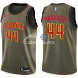 Camisetas NBA Salute To Servicio Atlanta Hawks Pete Maravich Nike Ejercito Verde 2018