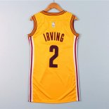 Camisetas NBA Mujer Kyrie Irving Cleveland Cavaliers Amarillo