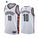 Camiseta NBA de Justin Anderson Brooklyn Nets Blanco Ciudad 2020-21