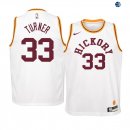 Camisetas de NBA Ninos Indiana Pacers Myles Turner Nike Retro Blanco