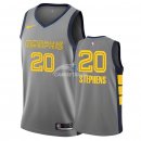 Camisetas NBA de D.J. Stephens Memphis Grizzlies Nike Gris Ciudad 18/19