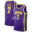 Camisetas NBA de Javale Mcgee Los Angeles Lakers Púrpura 18/19