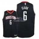 Camisetas de NBA Ninos Houston Rockets Gary Clark Negro Statement 2018