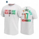 T-Shirt NBA Oklahoma City Thunder Dennis Schroder Blanco 2020