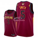 Camisetas NBA Cleveland Cavaliers JR. Smith 2018 Finales Rojo Icon Parche