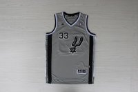 Camisetas NBA de Boris Diaw San Antonio Spurs Gris