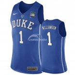 Camisetas NCAA Duke Zion Williamson Azul 2019