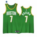 Camisetas NBA Edición ganada Boston Celtics Jaylen Brown Verde