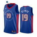 Camisetas NBA de Detroit Pistons Kelly Olynyk Nike Azul Ciudad 2021-22