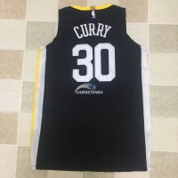 Camisetas NBA de Stephen Curry Golden State Warriors Negro Statement 17/18