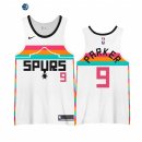 Camisetas NBA Edición ganada San Antonio Spurs Tony Parker Blanco